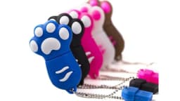 car paws pvc 3d u disk