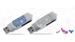 A diamod rotate usb flash drive customized manufacturer