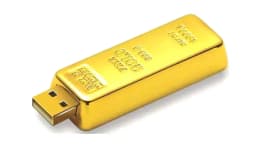 a gold bar usb flash drive