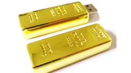 a gold bar usb flash drive