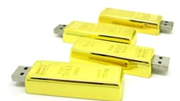 a gold bar usb flash drive