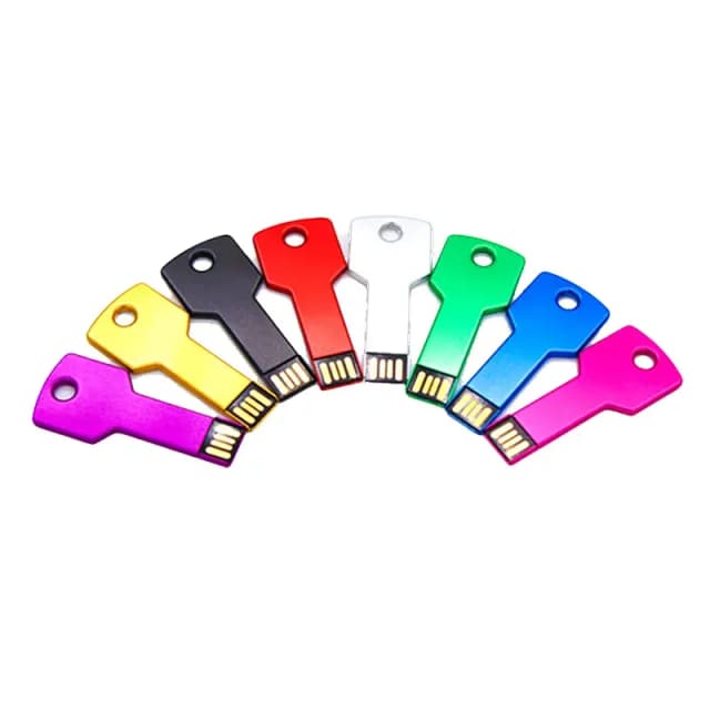 Customized Metal Key Shape USB Flash Drives