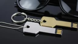 Customized Metal Key Shape USB Flash Drives