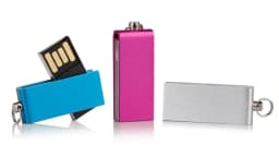 a matel mini swivel usb flash drive