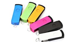 a matel mini swivel usb flash drive