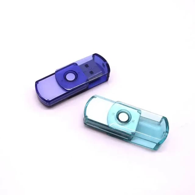 plastic rotate usb flash drive