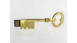 retro key shape pen drive