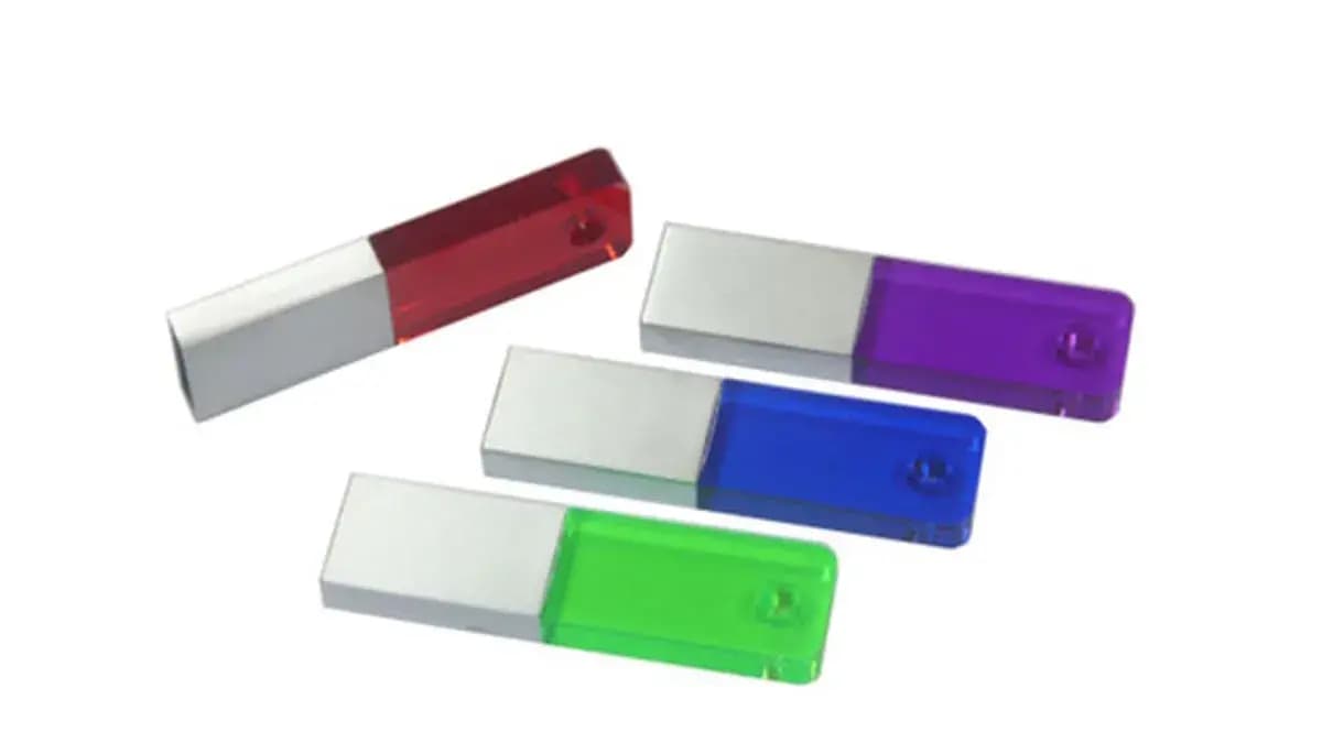 Ultra Thin Acrylic Thumb pendrive