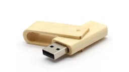 Customized Wooden Rotate USB Flash Drive