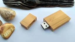 Customized Wood Square Shape USB Flash Drives