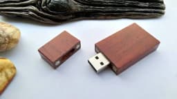 Customized Wood Square Shape USB Flash Drives