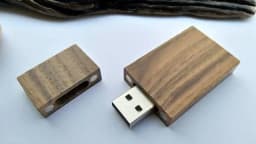 Customized Wood Square Shape USB Flash Drives