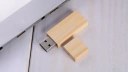 Customized Wood Square Shape USB Flash Drives